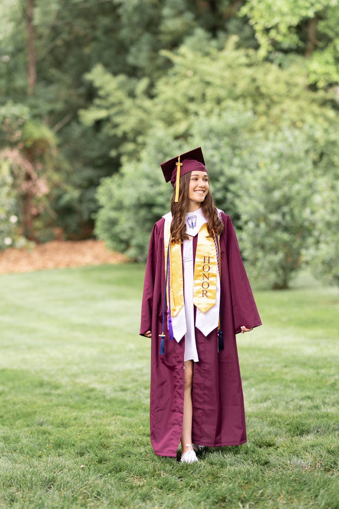 Avigail Laing in graduation robes