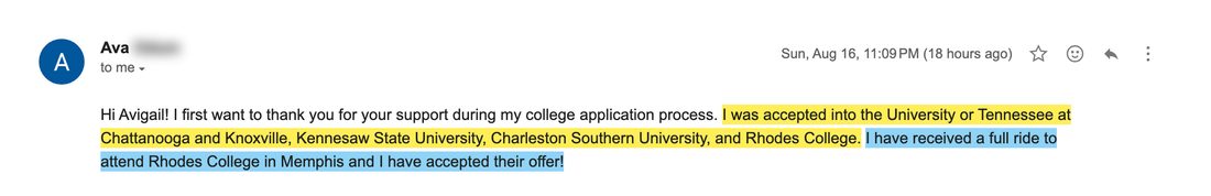 Rhodes College acceptance