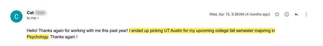 UT Austin acceptance