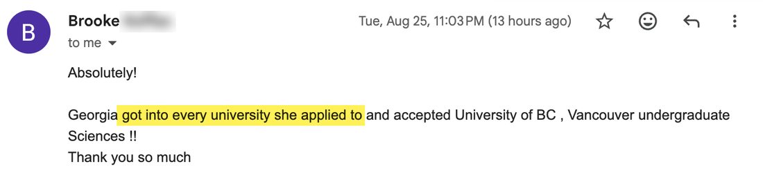 University of British Columbia acceptance