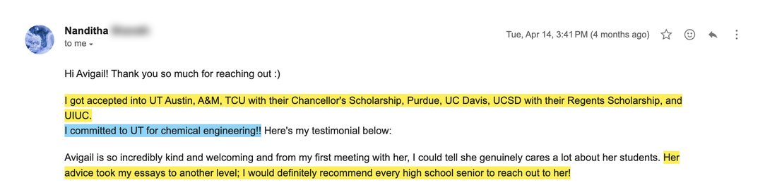 UT Austin acceptance