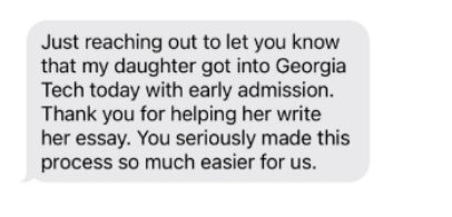 Georgia Tech acceptance
